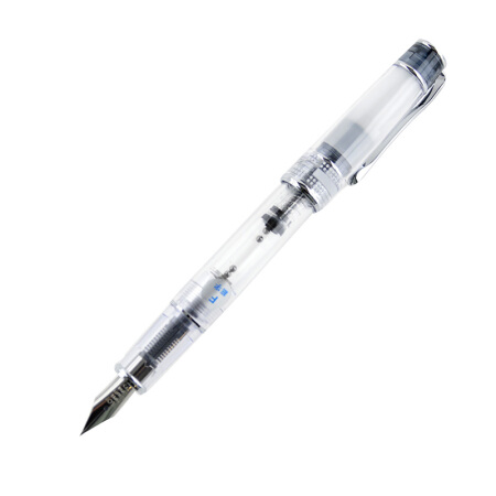 日本百乐（PILOT）透明钢笔 M尖 黑 FPRN-350R