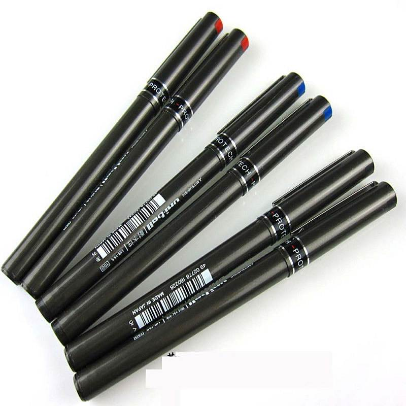 三菱 UB-155 中性笔 0.5mm10支/盒 (单位:盒) 红色