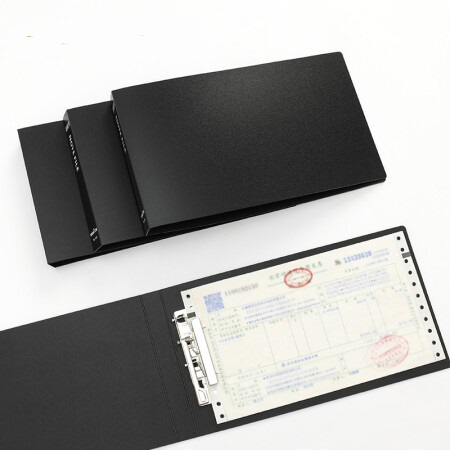 高的 GD07 票据夹 24.2*10.5cm 黑色 计价单位:个