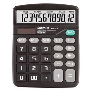 齐心 Comix C-837H 桌面型计算器 160*122*36m 10个/盒  计价单位:个