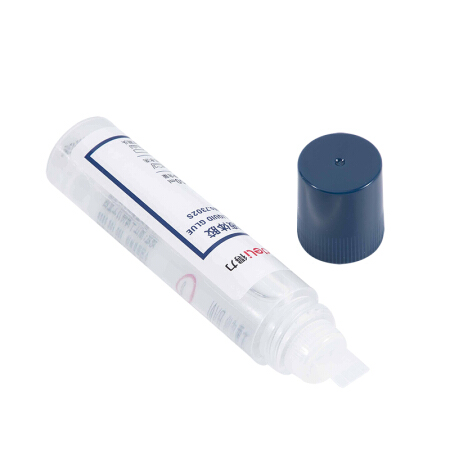得力(deli)50ml刷片胶头液体胶 高粘度可水洗透明胶水  单支装7302S 