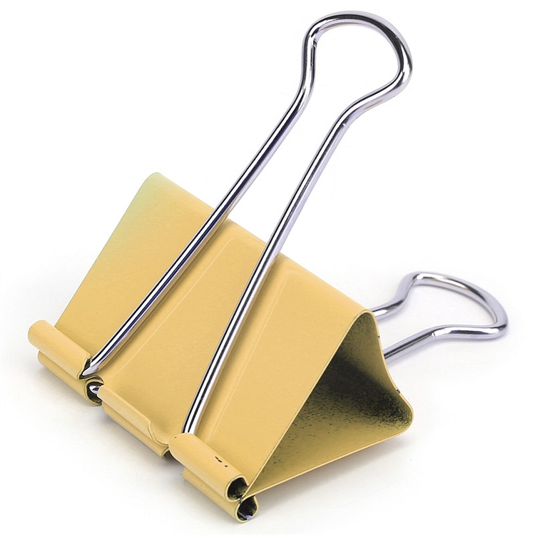 得力8551 彩色长尾票夹 51mm 12只/筒 (单位:筒) 彩色